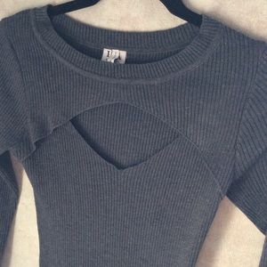 Gray Sweater Dress for Spring